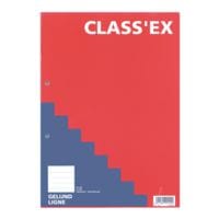 CLASS'EX schrijfblok schoolblok A4 gelinieerd, 100 bladen