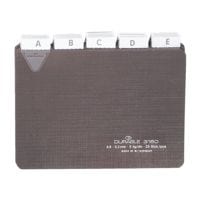 Durable Tabbladen voor kaartenbak A6 (105 x 148 mm), A-Z
