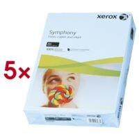 5x Gekleurd papier A4 Xerox Symphony - 2500 bladen (totaal)