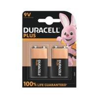 Duracell Pak met 2 batterijen Plus E-Blok / 6LR61