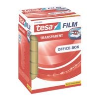 tesa Plakband Office Box , transparant, 6 stuk(s), 25 mm/66 m