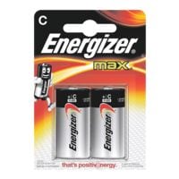 Energizer Pak met 2 batterijen Max Alkaline C / Baby