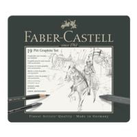 Faber-Castell Grafietpotloden en -krijt met accessoires PITT Graphite Set