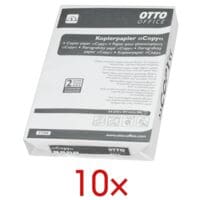 10x Kopieerpapier A4 OTTO Office Budget COPY - 5000 bladen (totaal), 80g/qm