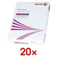 20x Kopieerpapier A4 Xerox Performer - 10000 bladen (totaal), 80g/qm