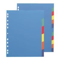 OTTO Office Premium tabbladen, A4, blanco 6-delig, meerkleurig, kunststof