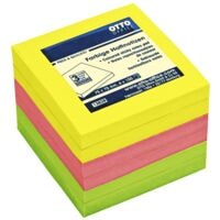 6x OTTO Office blok herkleefbare notes  7,5 x 7,5 cm, 600 bladen (totaal), gesorteerd in kleuren