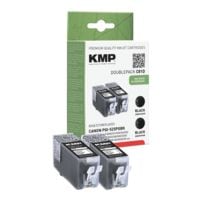 KMP Pak van 2 inktpatronen vervangt Canon PGI-525PGBk