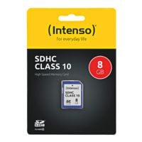 Intenso SDHC-geheugenkaart Intenso Class10 8GB