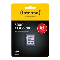 Intenso SDXC-geheugenkaart Intenso Class10 64GB