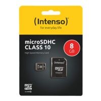 Intenso Micro SDHC-geheugenkaart Intenso Class10 8GB