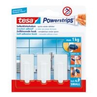 tesa Powerstrips Haken small hoekig tot 1 kg 57530