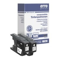 OTTO Office Dubbelpak inktpatronen  vervangt Brother LC1240BK