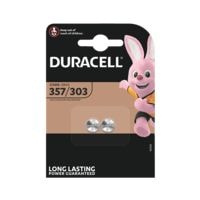 Duracell Pak met 2 knoopcel batterijen SR44 / Type 357&303