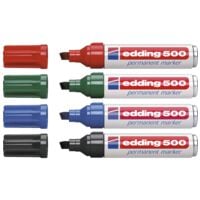 edding Permanent-Marker 500 - schuine punt, Lijndikte 2,0  - 7,0 mm (XB)