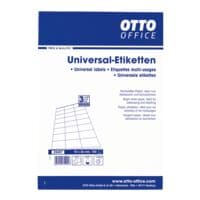 OTTO Office Pak van 2400 universele etiketten - universeel zonder rand