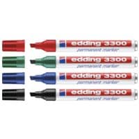 edding Permanent-Marker 3300 - schuine punt, Lijndikte 1,0 mm - 5,0 mm