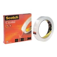 Scotch Plakband Crystal Clear Tape 600, transparant, 1 stuk(s), 19 mm/66 m