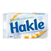 Hakle Toiletpapier Kamille 3-laags, wit - 8 rollen (1 pak  8 rollen)