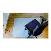 bureaustoelmat voor harde vloeren en tapijtvloeren, natuurrubber, rechthoek 90 x 120 cm, RS Office Products Yoga Flat ESD incl. aardingsmodule