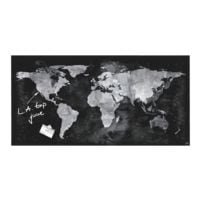 Sigel Glas-magneetbord Artverum World Map, 91 x 46 cm