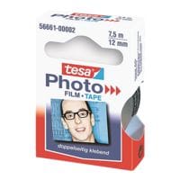 tesa Plakfolie photo, transparant/aan twee zijden plakkend, 1 stuk(s), 12 mm/7,5 m