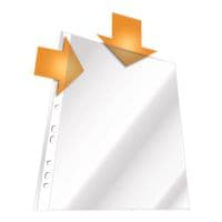 Durable folderhoesje A4 helder/generfd, bovenaan en aan de perforatiezijde open - 10 stuk(s)