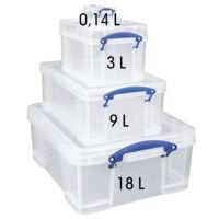 Really Useful Box Set met 4 opbergboxen