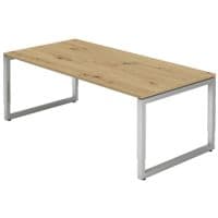 HAMMERBACHER Bureau VRS2E R-Line 200 cm, beugel-poot