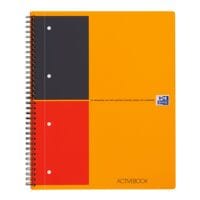 Oxford business collegeblok International Activebook A4+ gelinieerd, 80 bladen, met tabbladen
