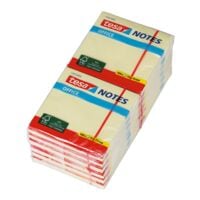 12x tesa blok herkleefbare notes  Office Notes 7,5 x 7,5 cm, 1200 bladen (totaal), geel