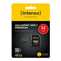Intenso Micro SDHC-geheugenkaart Premium, 32GB