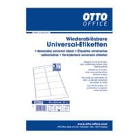 OTTO Office Set van 250 universele etiketten 96 x 50,8 mm