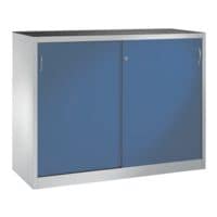 CP stalen kast stalen kast met schuifdeuren afsluitbaar, 160 x 120 cm