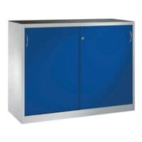 CP stalen kast stalen kast met schuifdeuren afsluitbaar, 160 x 120 cm