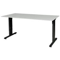 Schaffenburg Bureau Linesto 160 cm, L-onderstel zwart