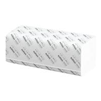 Papieren handdoekjes Satino SMART Wepa Smart 2-laags, wit, 24 cm x 23 cm van gerecycleerd papier met Z-vouw - 4000 bladen (totaal)