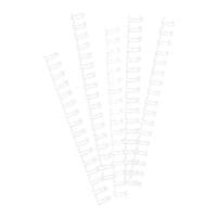 Ibico Metaaldraad inbindruggen - 21 ringen/8 mm