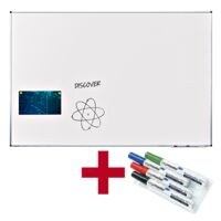ACTIE: Legamaster Whiteboard PREMIUM 7-P102074, 180x120 cm i+ GRATIS 4 Boardmarker TZ 100 farbsortiert