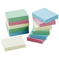12x OTTO Office Re blok herkleefbare notes  Gerecycleerde notes kleurenmix 5 x 4 cm, 1200 bladen (totaal), gesorteerd in kleuren