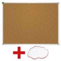 Franken Kurkbord U-Act! Line KT946080 incl. presentatiekaarten Wolk
