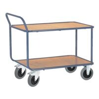 ROLLCART Tafelwagen met 2 etages 80 x 50 cm