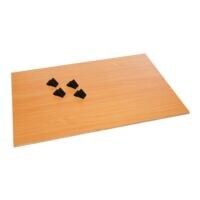 ROLLCART Etageplateau 98x70 cm houten laadvlak