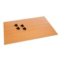 ROLLCART Etageplateau 121,5x80 cm houten laadvlak
