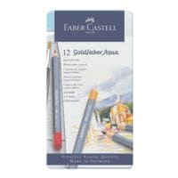Faber-Castell Pak met 12 aquarelpotloden  Goldfaber Aqua
