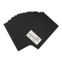folia Fotokarton 300 g/m zwart A4 50 bladen