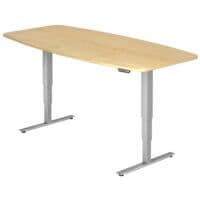 HAMMERBACHER Vergadertafel hoogte verstelbaar (elektrisch) VXDSM22 Chicago 63,5-128,5 cm