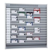 EICHNER Werkplaats-planbord voor 15 medewerkers (A5 of 2/3 A4)