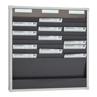 EICHNER Kaartenbord voor A4 documenten 72 x 75 cm (3x 10 vakken)