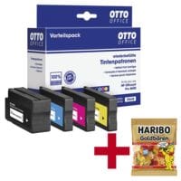 OTTO Office Set inktcartridges ter vervanging van Hewlett Packard �C2P43AE� nr. 950XL/951XL incl. fruitgummi �Goldb�ren�